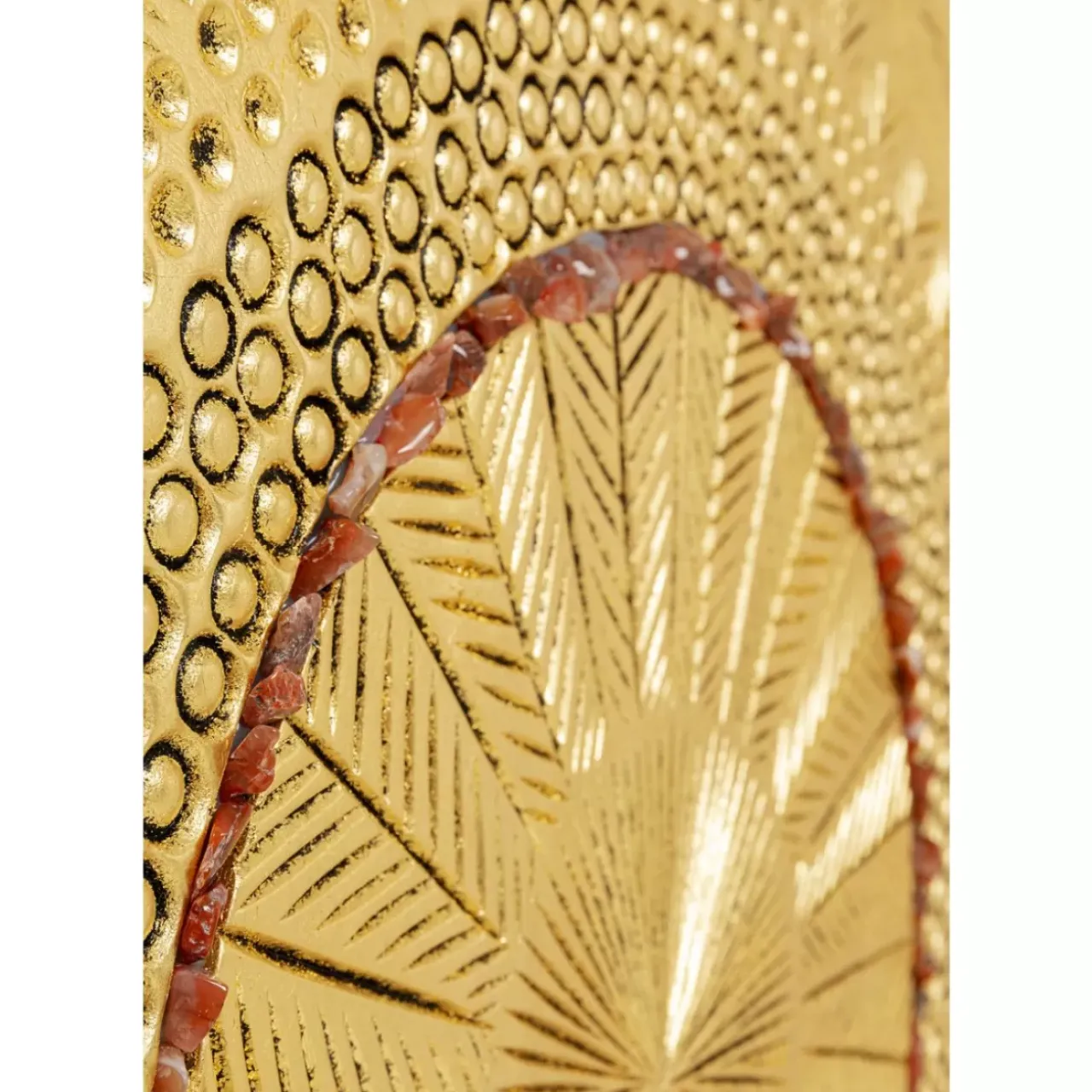 KARE Design Bilder-Objektbild Art Geometric Circle Gold 120X120Cm