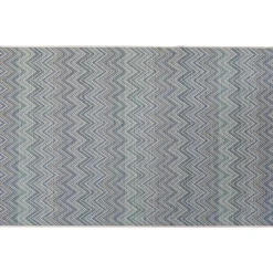 KARE Design Teppiche-Outdoor Teppich Zigzag Blau 160X230Cm