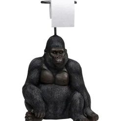 KARE Design Sonstiges & Zubehör Accessoires-Papierrollenhalter Sitting Monkey Gorilla 51Cm