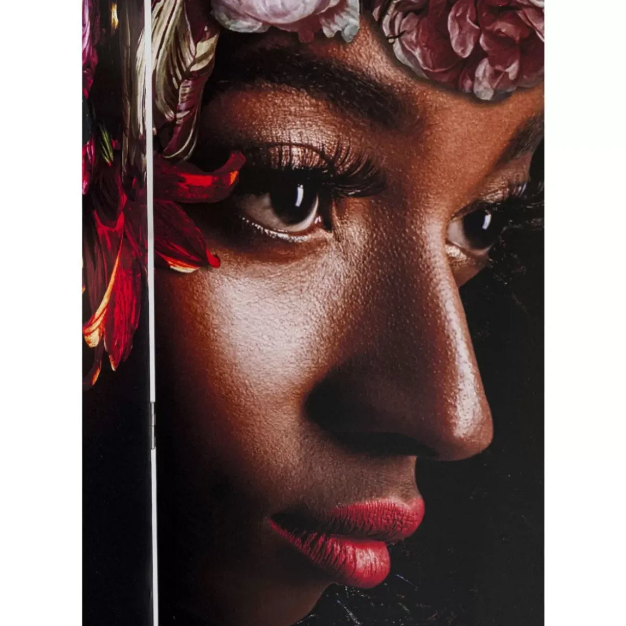 KARE Design Paravents-Paravent Flowery Shoulder Vs Bunch Flowers 120X180