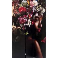 KARE Design Paravents-Paravent Flowery Shoulder Vs Bunch Flowers 120X180