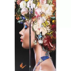 KARE Design Paravents-Paravent Flowery Shoulder Vs Bunch Flowers 120X180
