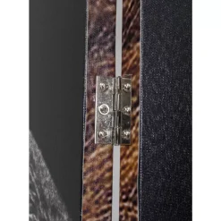 KARE Design Paravents-Paravent King Lion Vs Cat Girl 120X180Cm