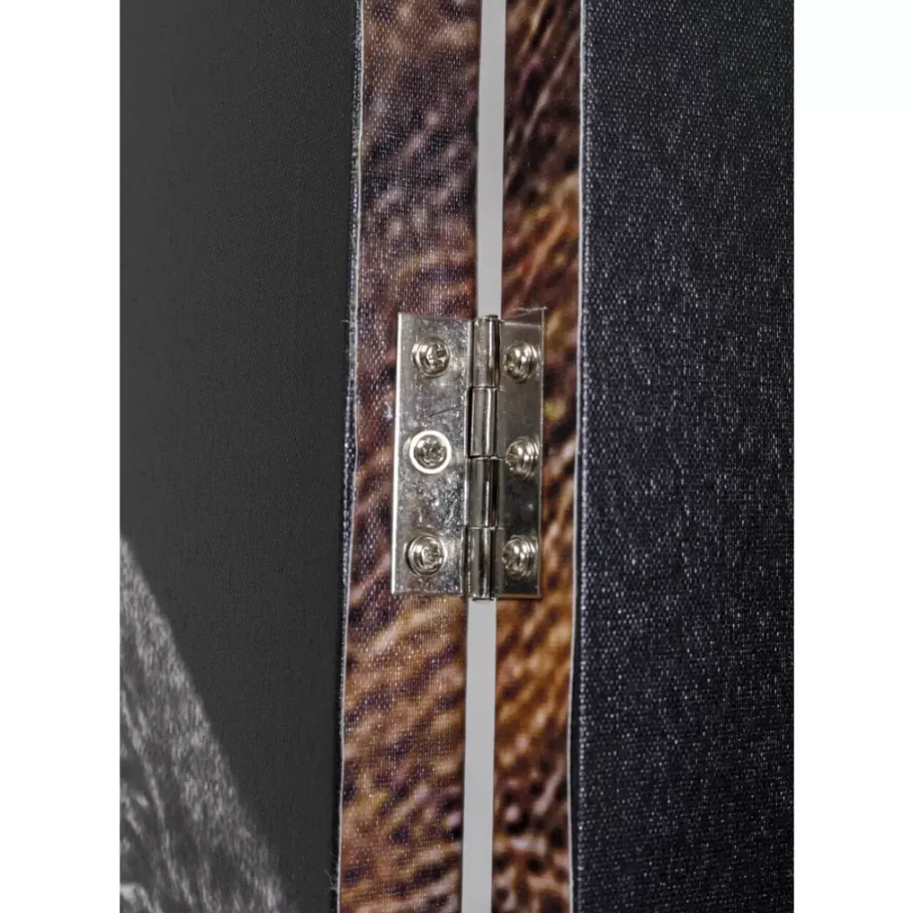 KARE Design Paravents-Paravent King Lion Vs Cat Girl 120X180Cm