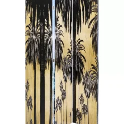 KARE Design Paravents-Paravent Triptychon Wave Vs Palms 120X180Cm