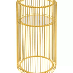 KARE Design Aufbewahrung & Ordnung-Pflanzenstander Wire Gold 70Cm