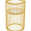 KARE Design Aufbewahrung & Ordnung-Pflanzenstander Wire Gold 57Cm