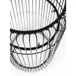 KARE Design Aufbewahrung & Ordnung-Pflanzenstander Wire Schwarz 70Cm