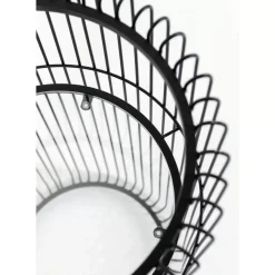 KARE Design Aufbewahrung & Ordnung-Pflanzenstander Wire Schwarz 70Cm