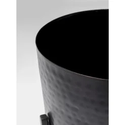 KARE Design Aufbewahrung & Ordnung-Pflanztopf Mynah Schwarz 42Cm