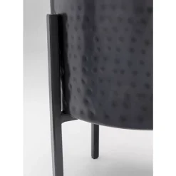 KARE Design Aufbewahrung & Ordnung-Pflanztopf Mynah Schwarz 42Cm
