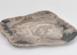 KARE Design Geschirr & Tischaccessoires-Platte Drakenhart Versteinertes Holz