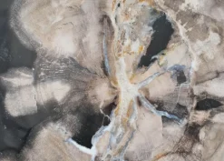 KARE Design Geschirr & Tischaccessoires-Platte Elfenbos Versteinertes Holz