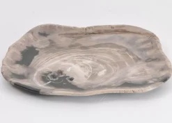 KARE Design Geschirr & Tischaccessoires-Platte Kristalmeer Versteinertes Holz