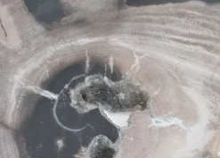 KARE Design Geschirr & Tischaccessoires-Platte Kristalmeer Versteinertes Holz