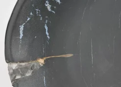 KARE Design Geschirr & Tischaccessoires-Platte Midnight Versteinertes Holz