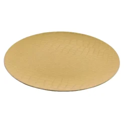 KARE Design Geschirr & Tischaccessoires-Platzteller In Schlangenoptik Gold