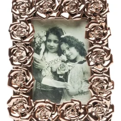 KARE Design Deko & Geschenkartikel-Rahmen Rosenbluten Rosegold 10X15Cm