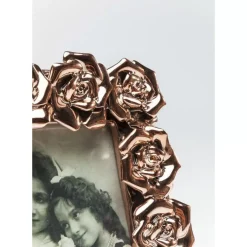KARE Design Deko & Geschenkartikel-Rahmen Rosenbluten Rosegold 10X15Cm