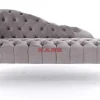 KARE Design Sofas & Couches-Recamiere Desire Velvet Silbergrau