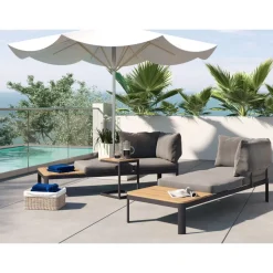 KARE Design Outdoormöbel-Recamiere Happy Day Links