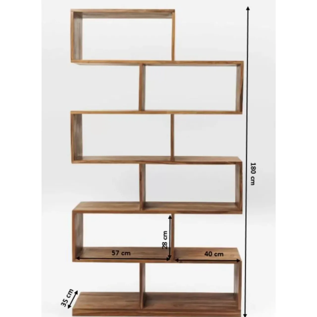 KARE Design Regale-Regal Authentico Zick Zack 180X100