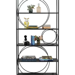 KARE Design Regale-Regal Circle Schwarz 100X200Cm