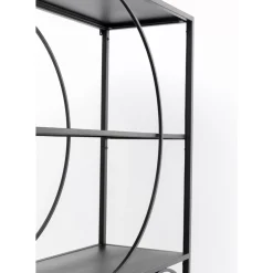KARE Design Regale-Regal Circle Schwarz 100X200Cm