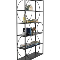 KARE Design Regale-Regal Circle Schwarz 100X200Cm