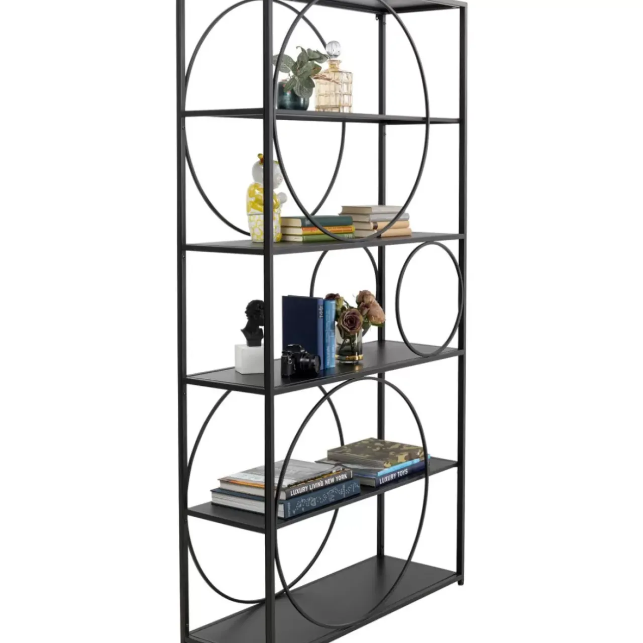 KARE Design Regale-Regal Circle Schwarz 100X200Cm