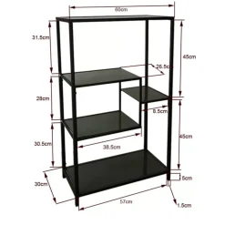 KARE Design Regale-Regal Loft Gold 100X60