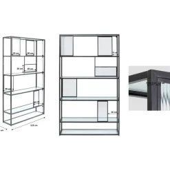 KARE Design Regale-Regal Skyler 115X185Cm