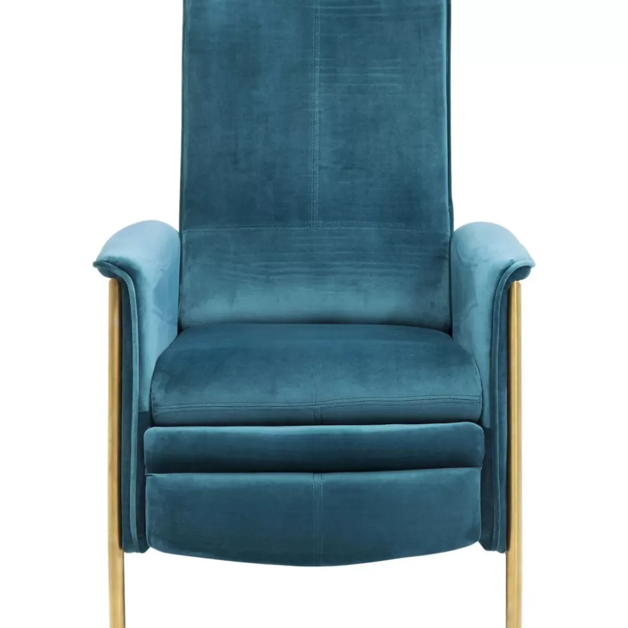 KARE Design Sessel-Relaxsessel Lazy Velvet Blau