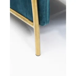 KARE Design Sessel-Relaxsessel Lazy Velvet Blau