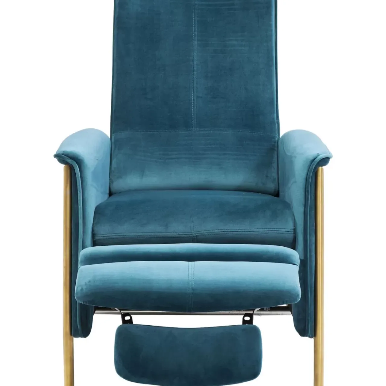 KARE Design Sessel-Relaxsessel Lazy Velvet Blau