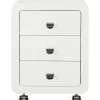 KARE Design Kommoden & Sideboards-Rollcontainer White Club 3-Schub
