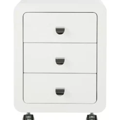 KARE Design Kommoden & Sideboards-Rollcontainer White Club 3-Schub