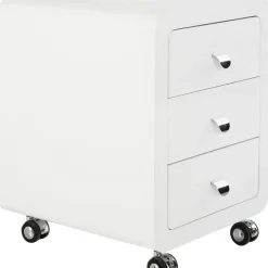 KARE Design Kommoden & Sideboards-Rollcontainer White Club 3-Schub