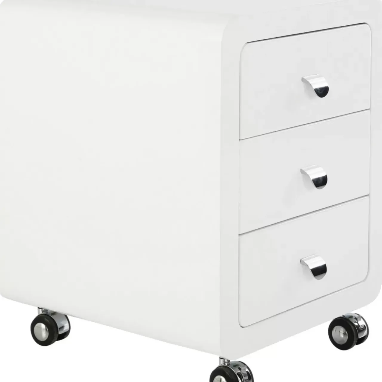 KARE Design Kommoden & Sideboards-Rollcontainer White Club 3-Schub