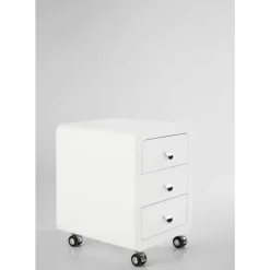KARE Design Kommoden & Sideboards-Rollcontainer White Club 3-Schub