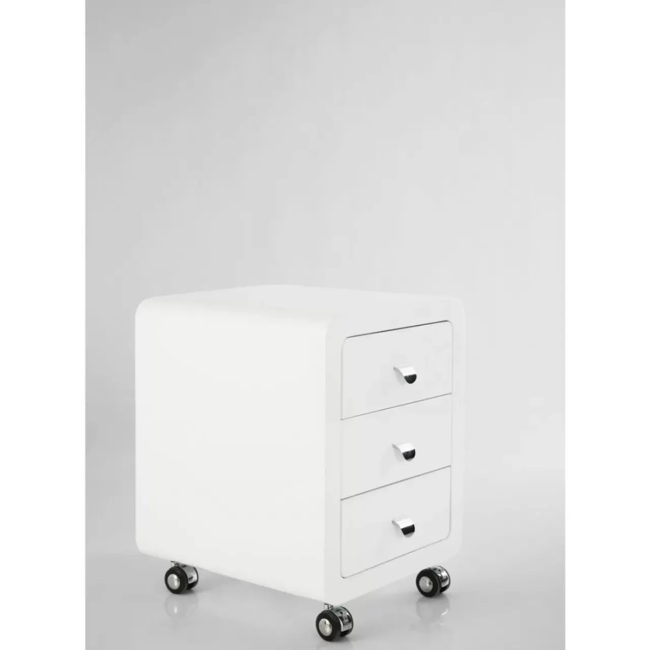 KARE Design Kommoden & Sideboards-Rollcontainer White Club 3-Schub