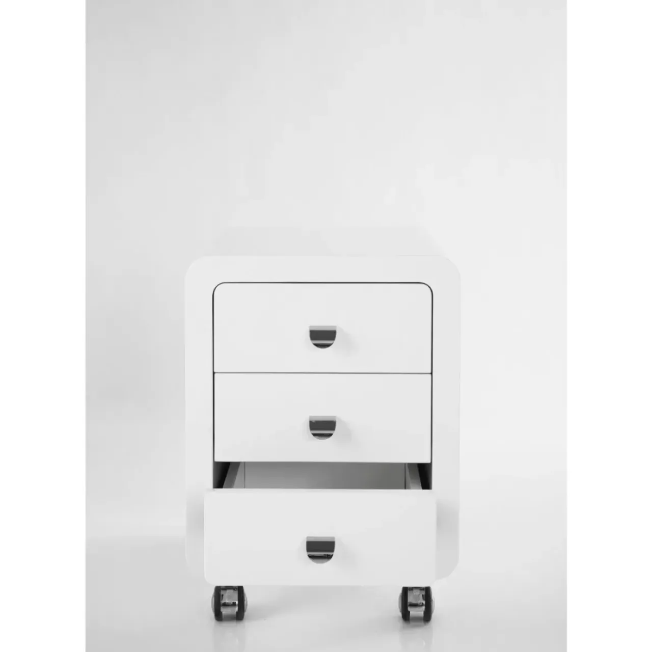 KARE Design Kommoden & Sideboards-Rollcontainer White Club 3-Schub