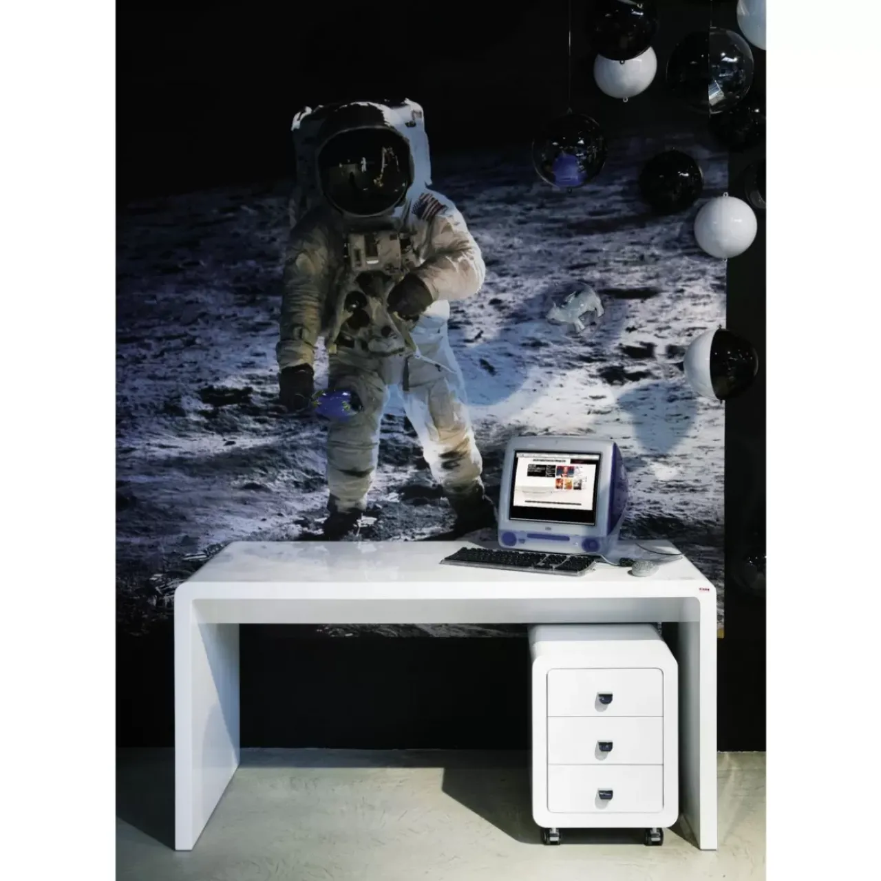 KARE Design Kommoden & Sideboards-Rollcontainer White Club 3-Schub