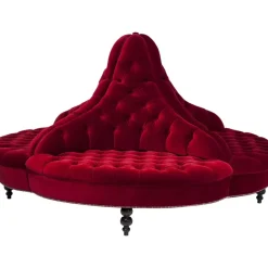 KARE Design Sofas & Couches-Rundsofa Boudoir 4-Sitzer Small