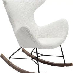 KARE Design Sessel-Schaukelsessel Balance Weiss