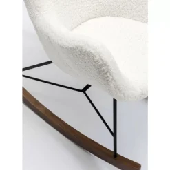 KARE Design Sessel-Schaukelsessel Balance Weiss