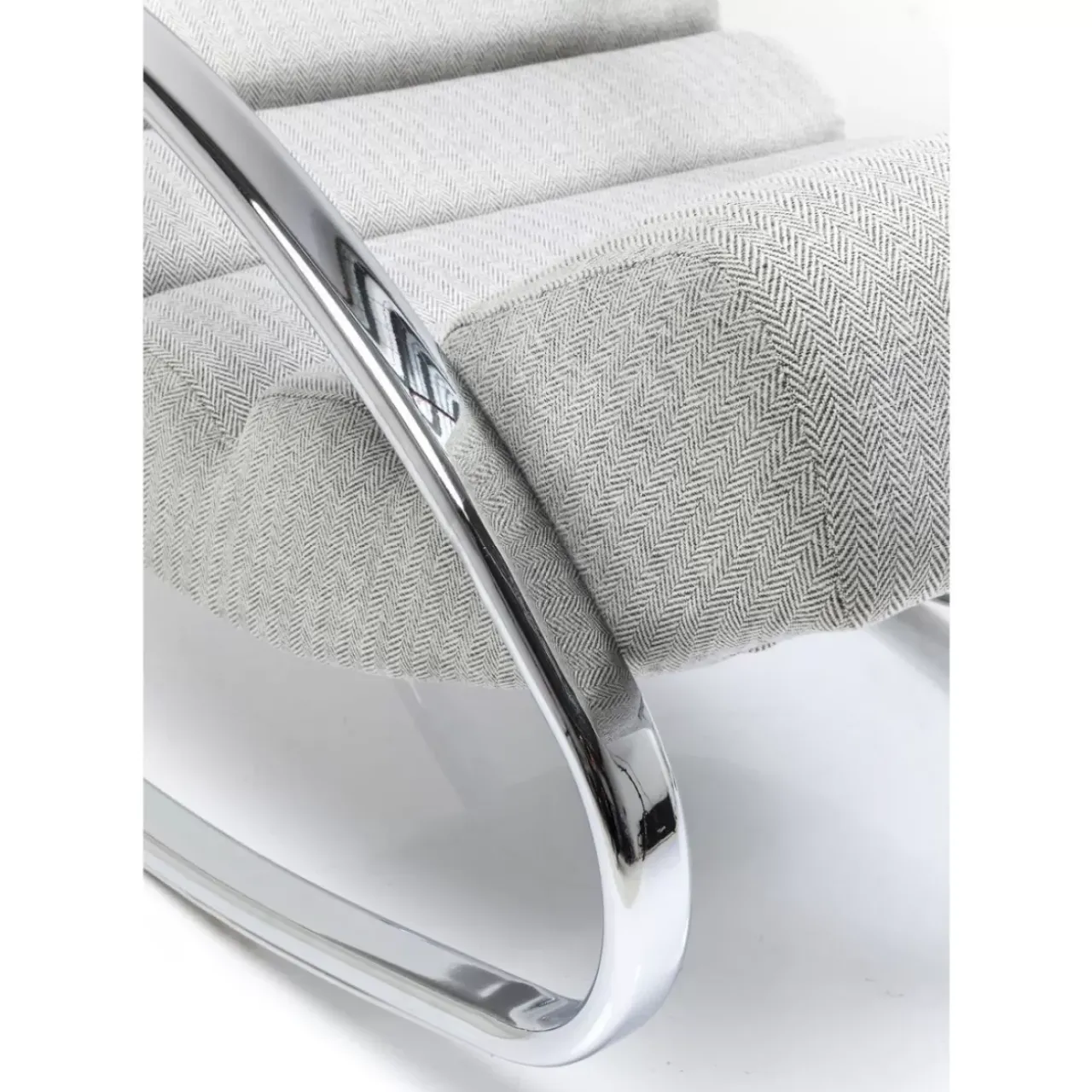 KARE Design Sessel-Schaukelsessel Manhattan Grau-Beige