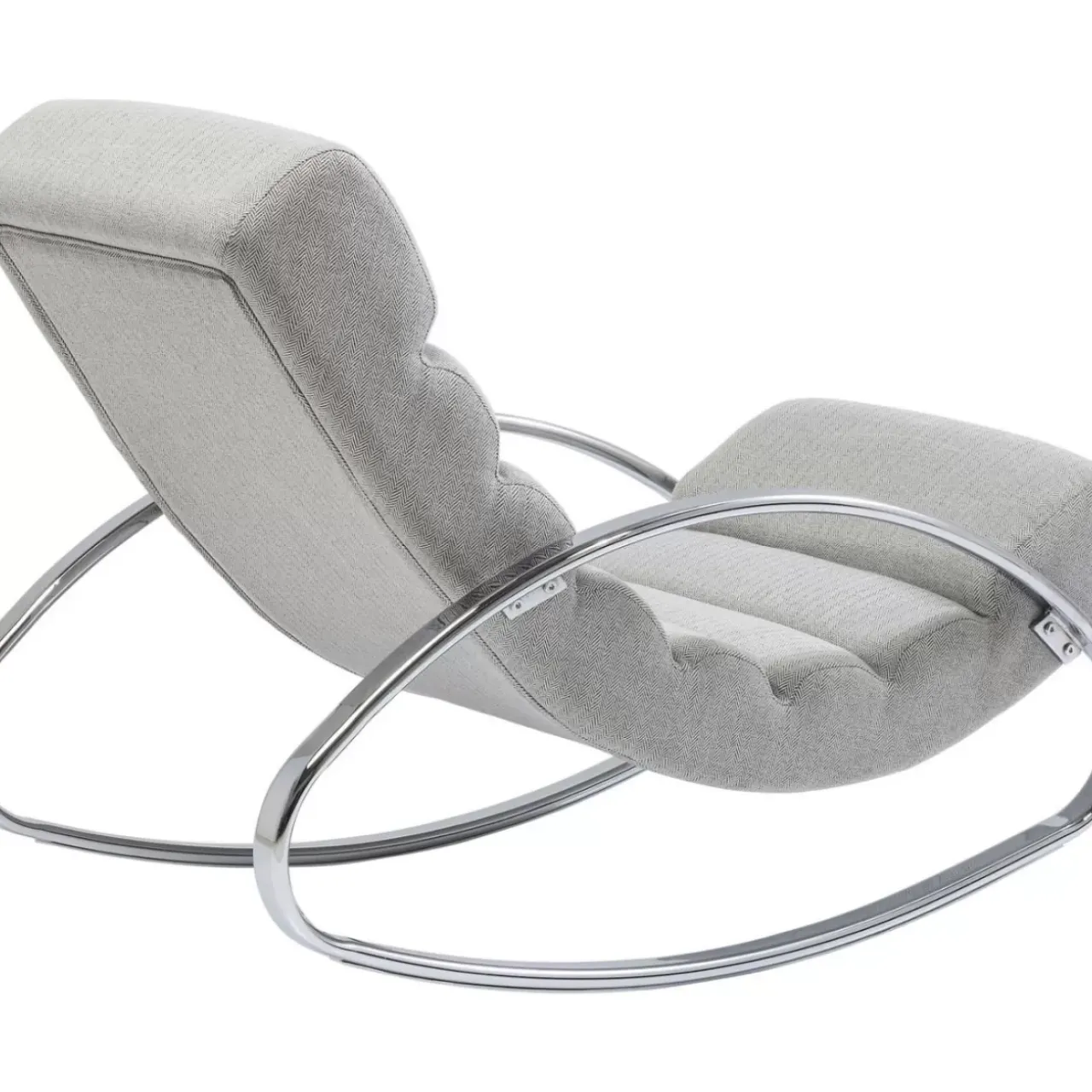 KARE Design Sessel-Schaukelsessel Manhattan Grau-Beige