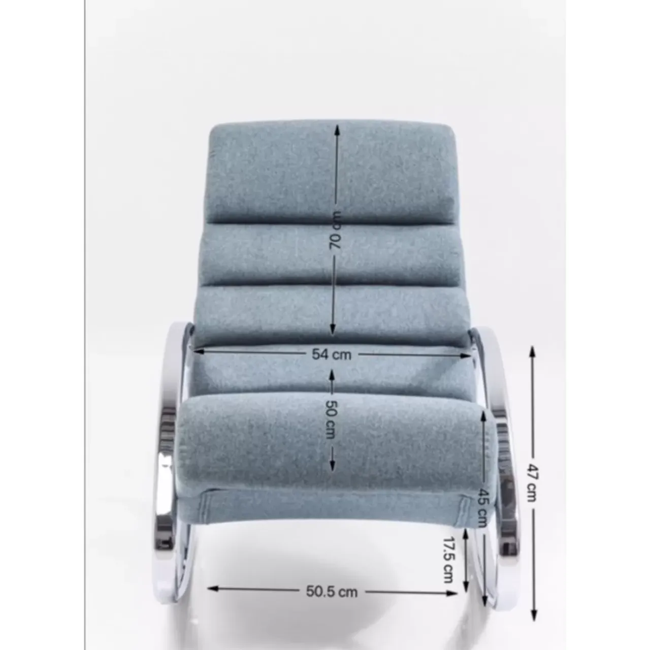 KARE Design Sessel-Schaukelsessel Manhattan Grau-Beige