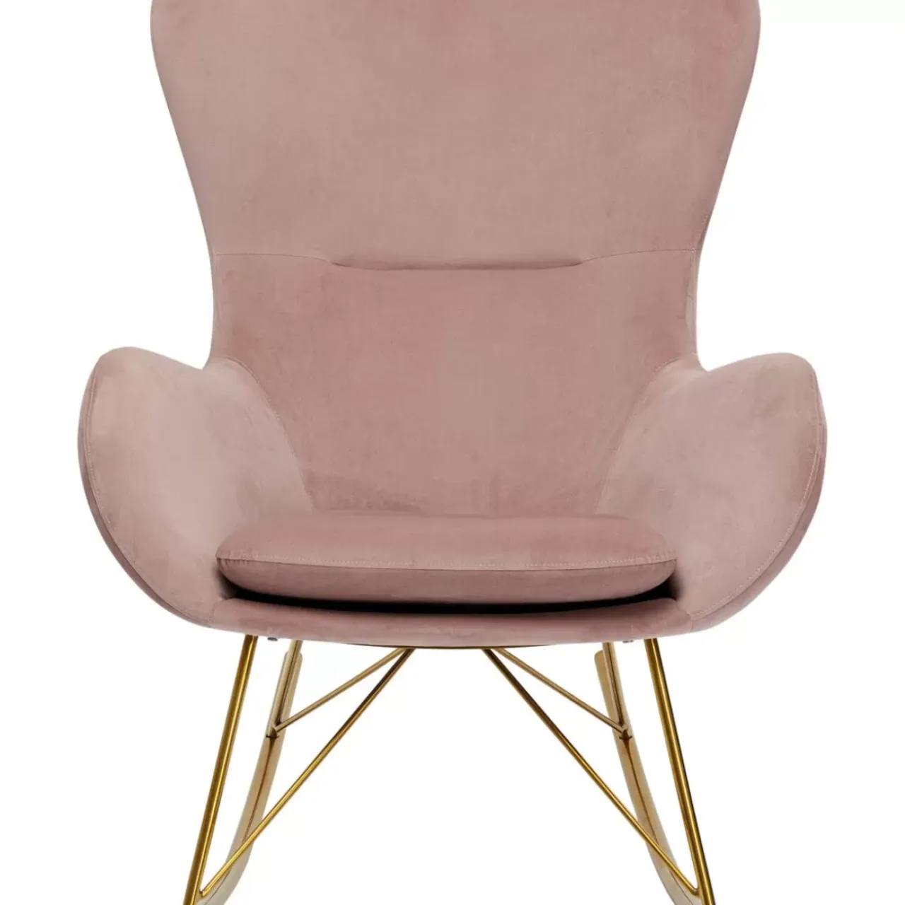 KARE Design Sessel-Schaukelsessel Oslo Rosa